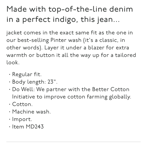 Madewell - The Jean Jacket in Medford Wash - XS - NWT - Picture 7 of 10